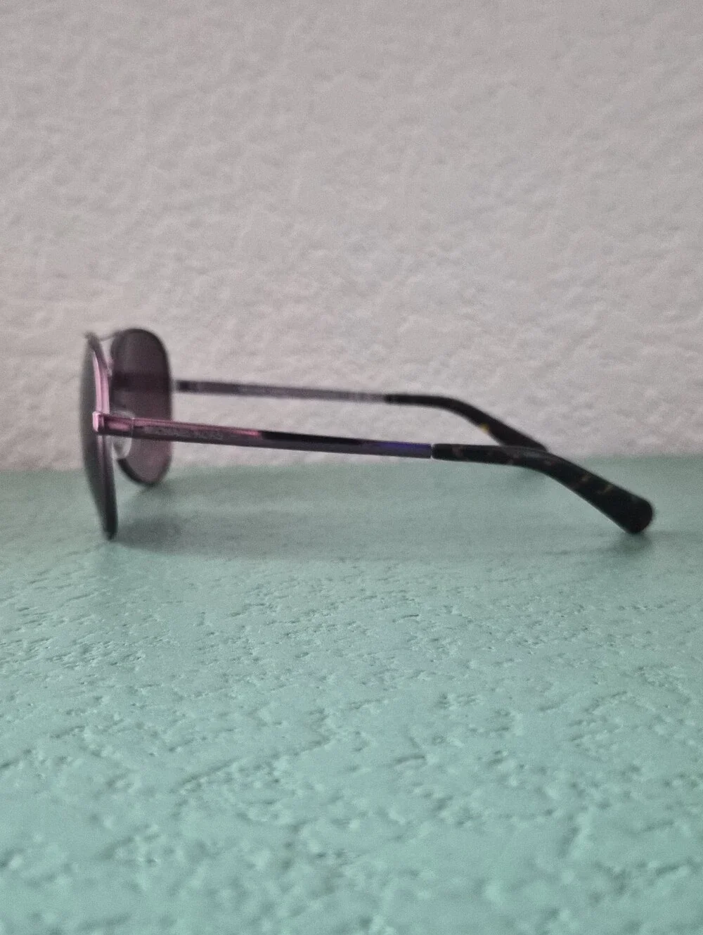 Michael Kors Plum Purple Aviator Sunglasses 70s Boho Jet Set